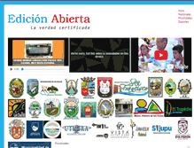 Tablet Screenshot of edicionabierta.com.ar